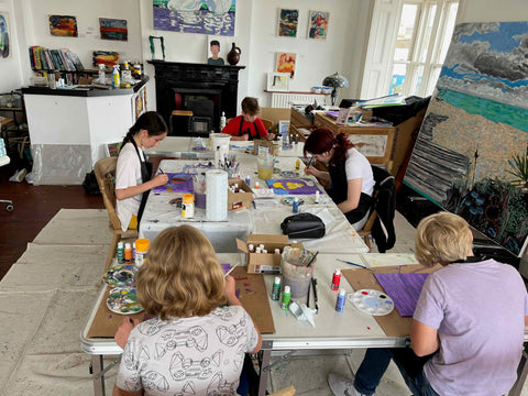 Raindrops and Art Drops: Embracing Rainy Days in Our Kids Art Club