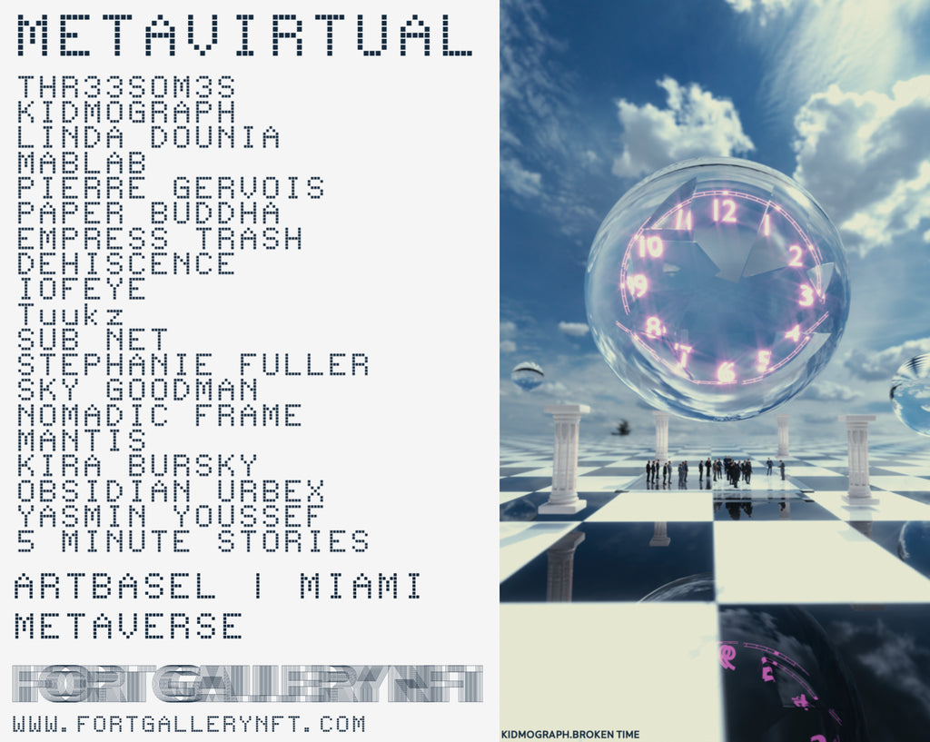 My Work - Art Basel Miami - Stephanie Fuller - Fort Gallery NFT