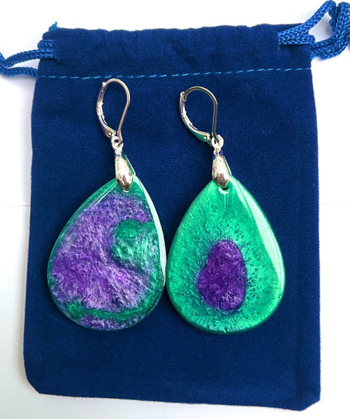 Emerald Green Earrings