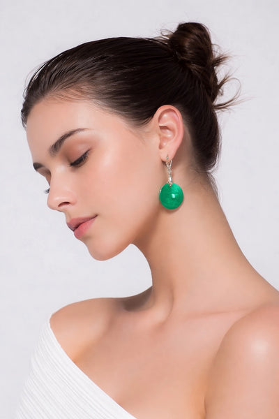 Emerald Green Earrings