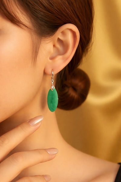 Emerald Green Earrings