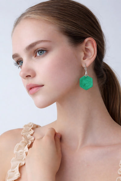 Emerald Green Earrings