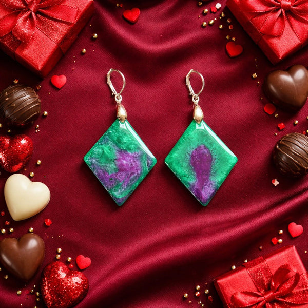 Emerald Green Earrings