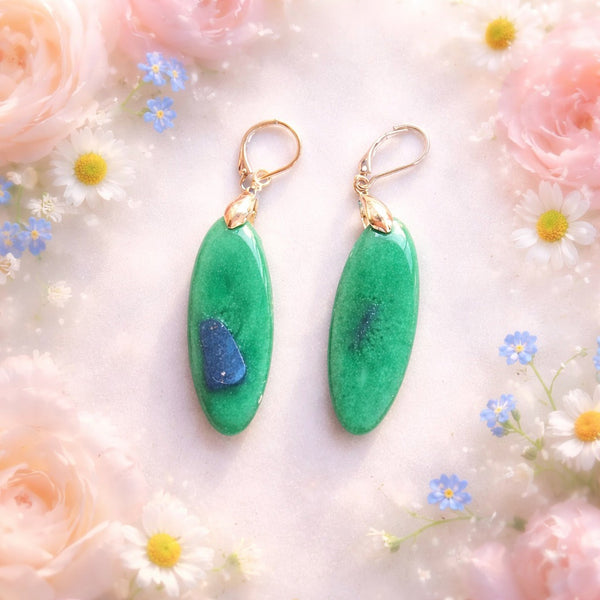 Emerald Green Earrings