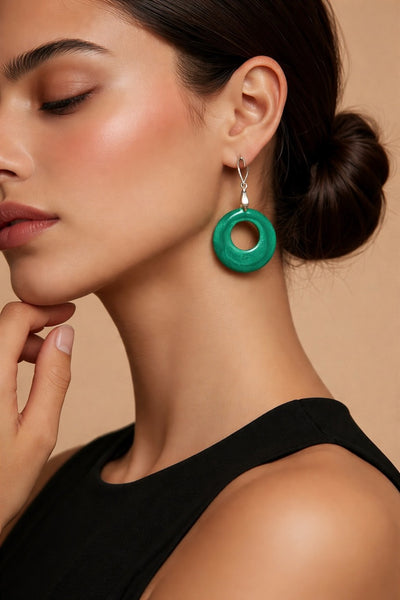 Emerald Green Earrings