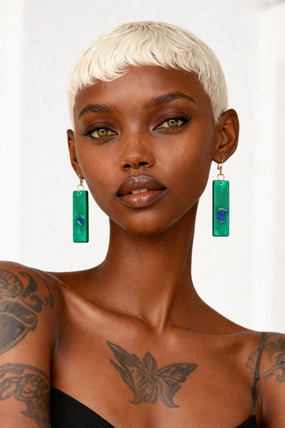 Emerald Green Earrings