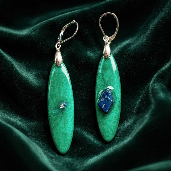 Emerald Green Earrings