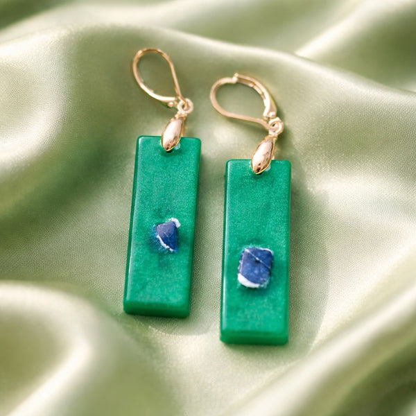Emerald Green Earrings