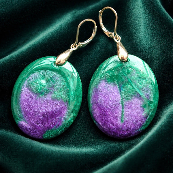 Emerald Green Earrings