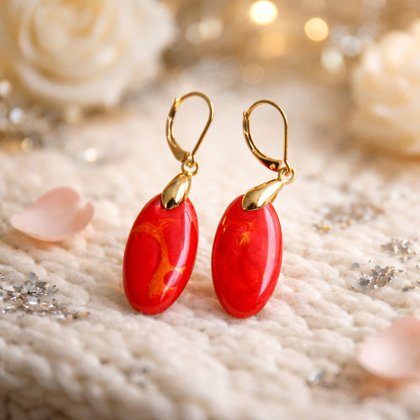 Handmade Teardrop Earrings – Small