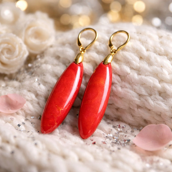 Red Earrings