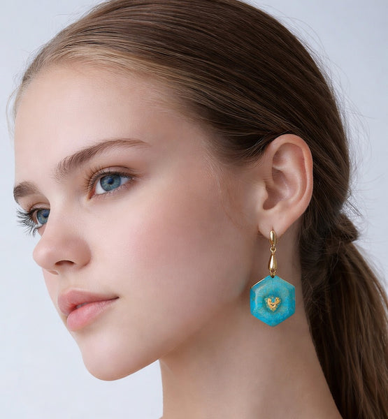 Teal Gold and Lapis Lazuli Collection