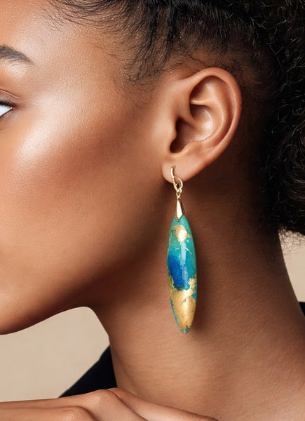 Teal Gold and Lapis Lazuli Collection