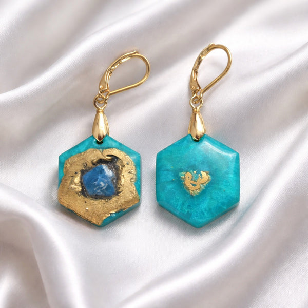 Teal Gold and Lapis Lazuli Collection