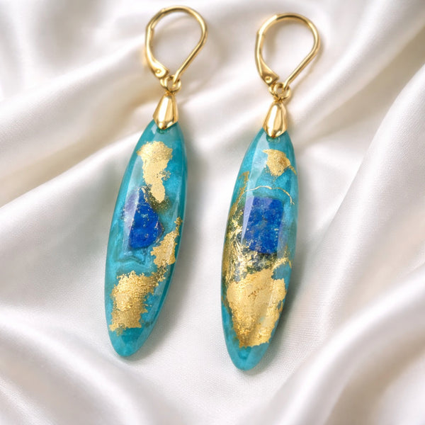 Teal Gold and Lapis Lazuli Collection