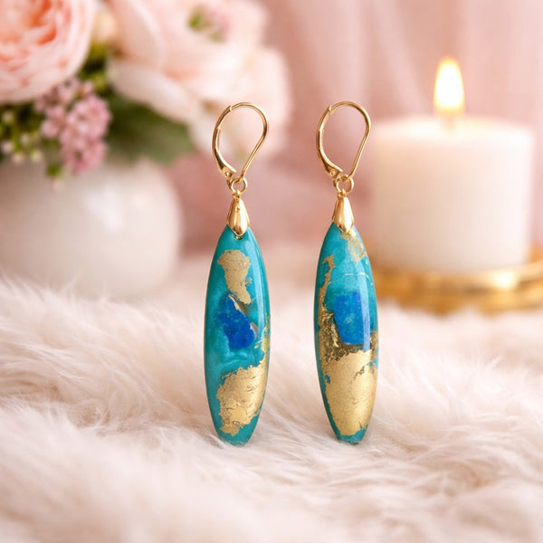 Teal Gold and Lapis Lazuli Collection