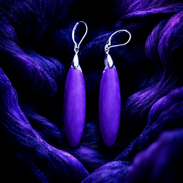 Handmade Teardrop Earrings – Long