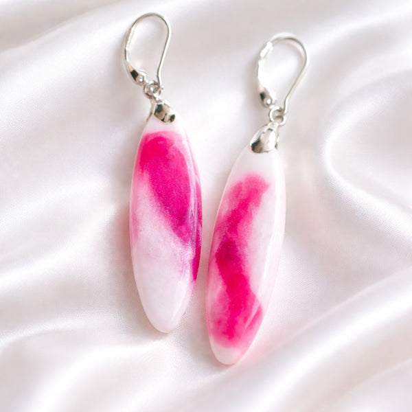 Handmade Teardrop Earrings – Long