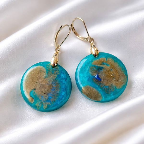 Teal Gold and Lapis Lazuli Collection