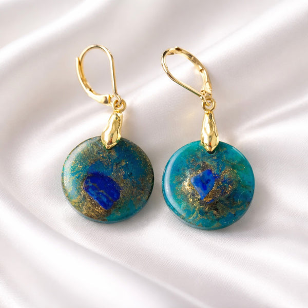Teal Gold and Lapis Lazuli Collection