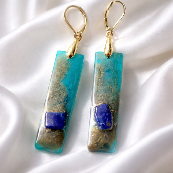 Teal Gold and Lapis Lazuli Collection