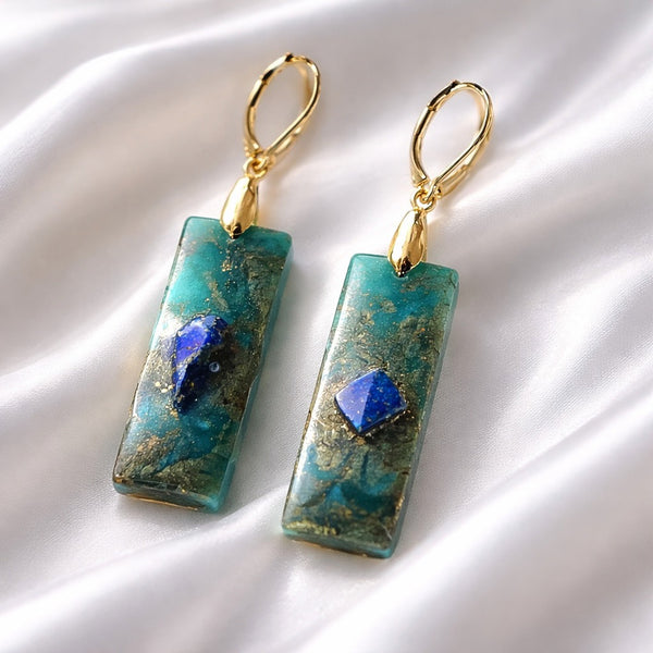 Teal Gold and Lapis Lazuli Collection