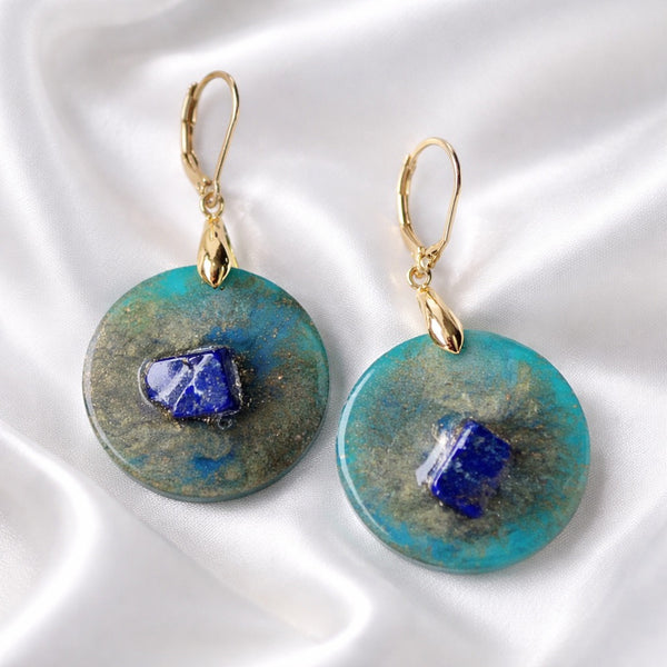 Teal Gold and Lapis Lazuli Collection