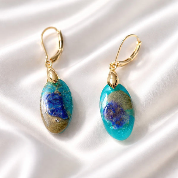 Teal Gold and Lapis Lazuli Collection