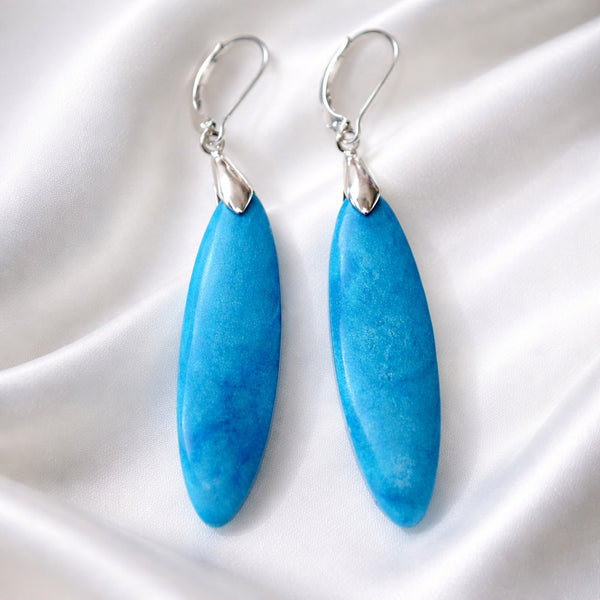 Handmade Teardrop Earrings – Long