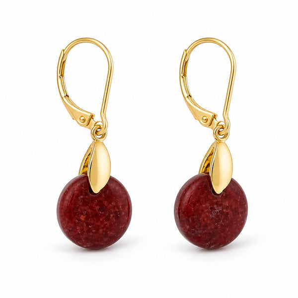 Deep Garnet Earrings