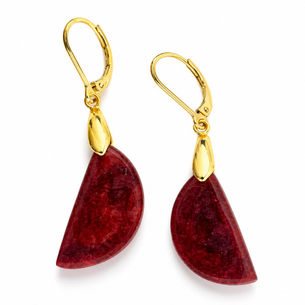 Deep Garnet Earrings