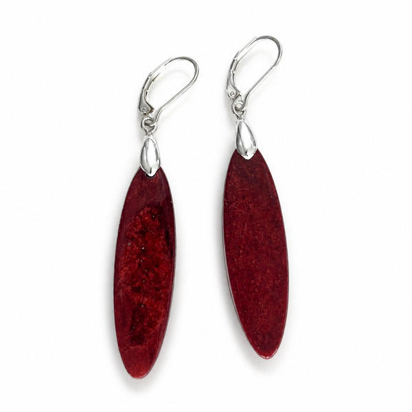 Handmade Teardrop Earrings – Long
