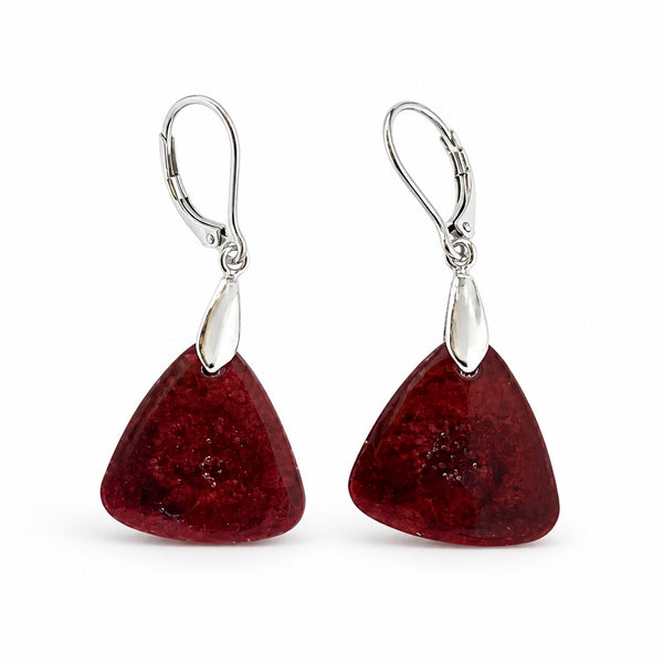 Deep Garnet Earrings