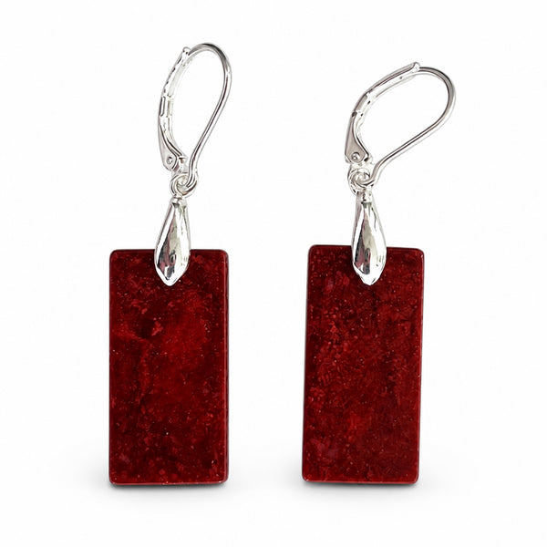 Deep Garnet Earrings