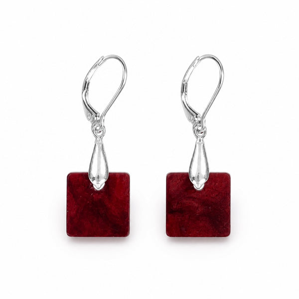Deep Garnet Earrings