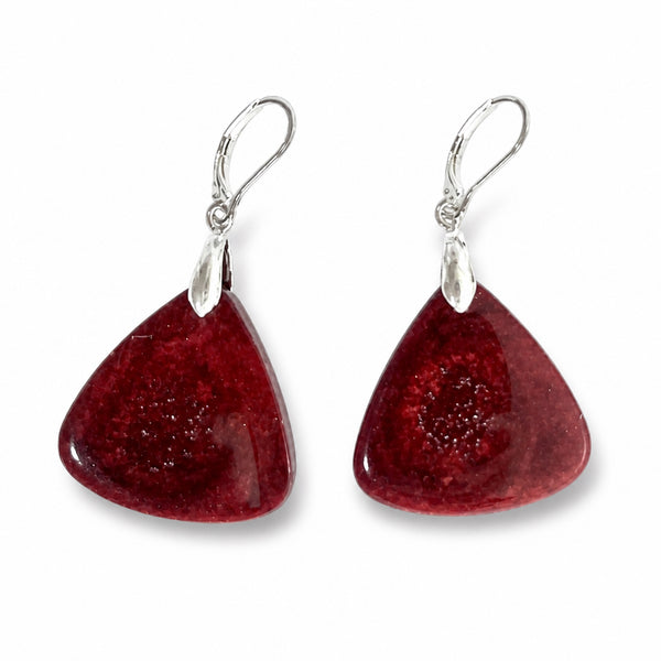 Deep Garnet Earrings
