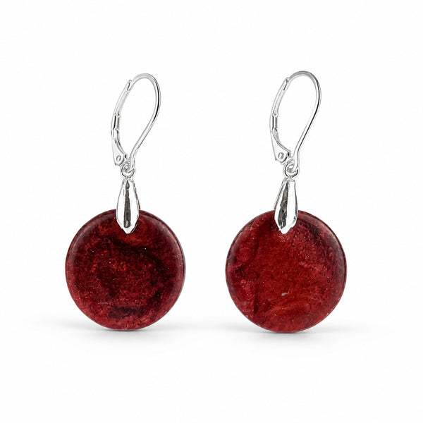 Deep Garnet Earrings