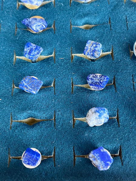 Handmade Lapis Lazuli Cufflinks
