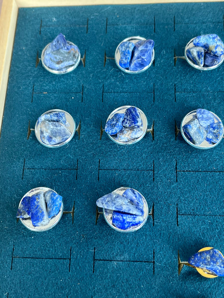 Handmade Lapis Lazuli Cufflinks