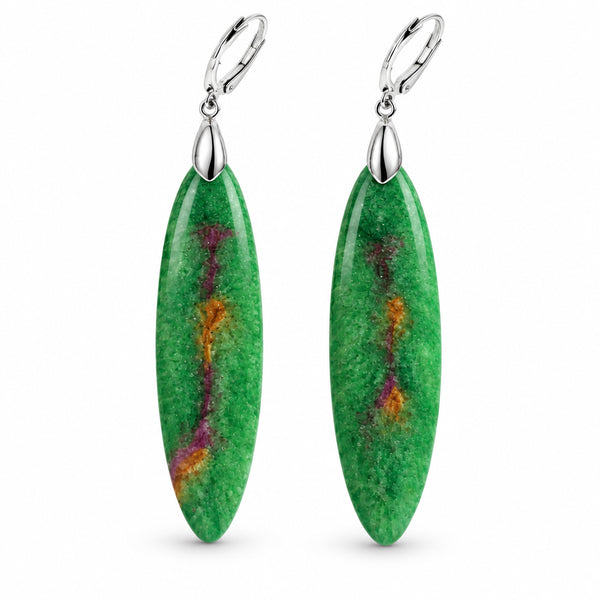 Handmade Teardrop Earrings – Long