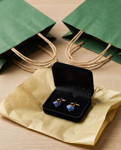Handmade Lapis Lazuli Cufflinks