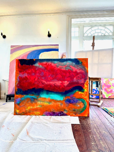 Painting about domestic abuse by Stephanie Fuller
