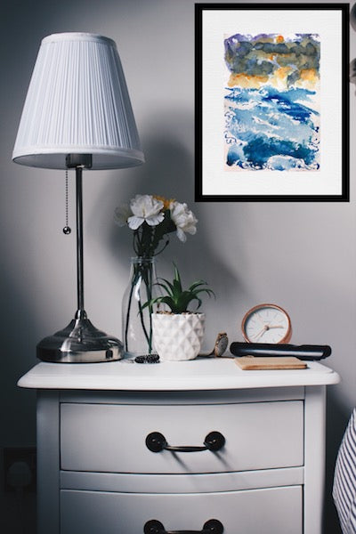 After Sunrise Deal Kent Painting by Stephanie Fuller Artist