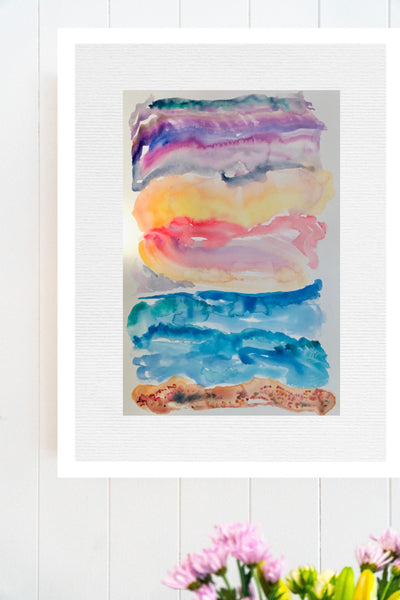 Most Beautiful Sunrise Seascape Painting in Deal Kent by Stephanie Fuller Artist