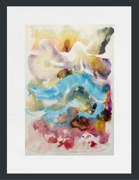 Best Contemporary British Watercolour Paintings of Clouds and Sunrise by Stephanie Fuller Artist