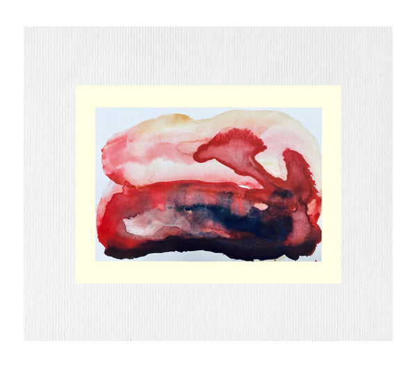 The Blaze Red Landscape Painting by Stephanie Fuller