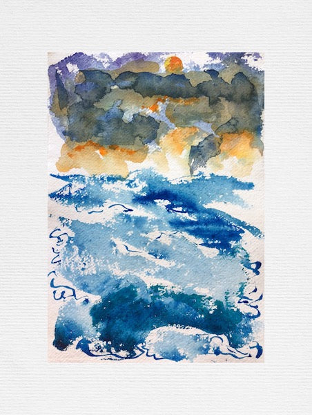 After Sunrise Deal Kent Painting by Stephanie Fuller Artist