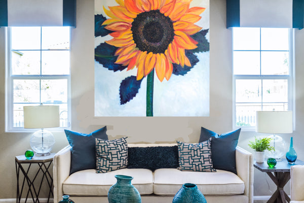 Best Sunflower Oil Painting by Stephanie Fuller Modern Art