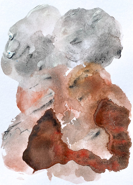 Watercolour Painting of Clouds by Stephanie Fuller