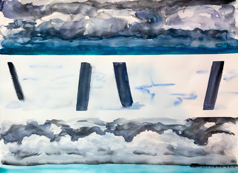 Deal Pier Painting by Stephanie Fuller Artist